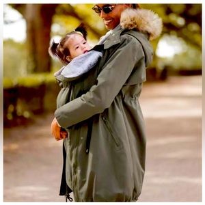 Seraphine 3 In 1 Maternity And Babywearing Parka Size 4